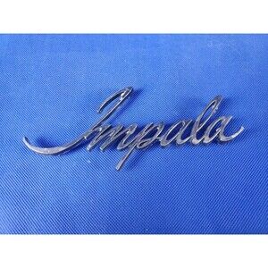 1971~1973 CHEVROLET IMPALA QUARTER PANEL NAMEPLATE EMBLEM OEM